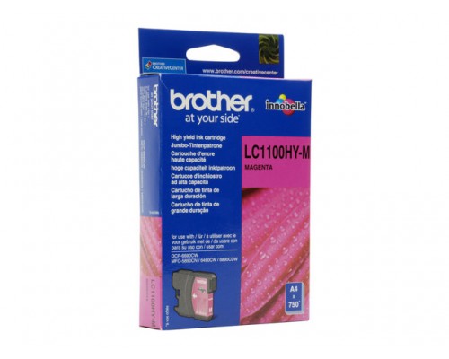 BROTHER LC-1100 inktcartridge magenta standard capacity 7&period;5ml 325 pagina s 1-pack