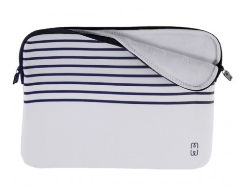 MW Sleeve MacBook Air 13inch non USB-C White&sol;Blue