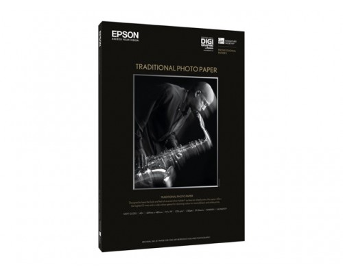 EPSON S045051 Traditional photo paper inktjet 330g&sol;m2 A3&plus; 25 sheets 1-pack