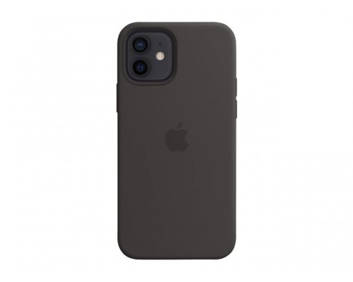 APPLE iPhone 12&sol;12 Pro Silicone Case with MagSafe - Black