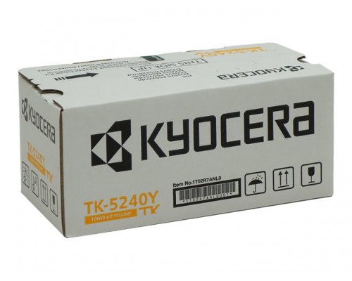 KYOCERA TK-5240Y Toner Kit Geel voor 3&period;000 pagina s ISO&sol;IEC 19798