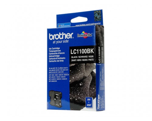 BROTHER LC-1100 inktcartridge zwart standard capacity 9&period;5ml 450 pagina s 1-pack