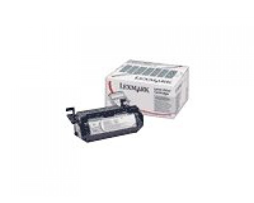 LEXMARK T61X label tonercartridge zwart standard capacity 25&period;000 pagina s 1-pack return program