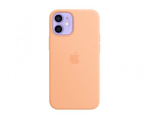 APPLE iPhone 12 mini Silicone Case with MagSafe - Cantaloupe