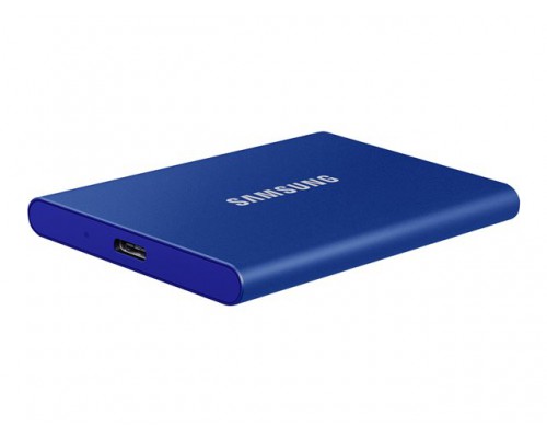 SAMSUNG Portable SSD T7 2TB extern USB 3&period;2 Gen 2 indigo blue