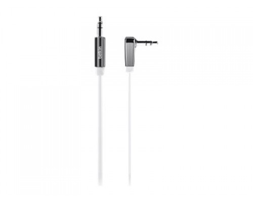 BELKIN 3.5 mm Flat Right Angled Audio cable 0.9m white