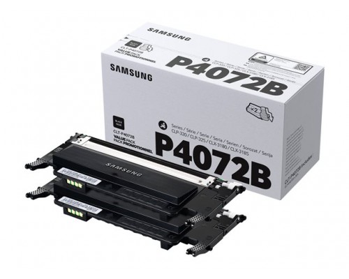 SAMSUNG CLT-P4072B&sol;ELS 2-pk Black Toner C