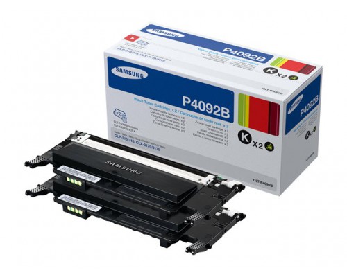 SAMSUNG CLT-P4092B&sol;ELS 2-pk Black Toner C