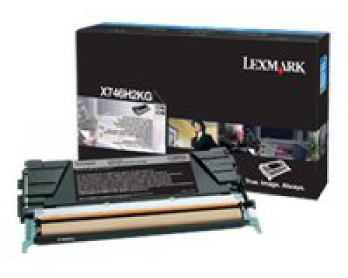 LEXMARK X746&comma; X748 tonercartridge zwart high capacity 12&period;000 pagina s 1-pack