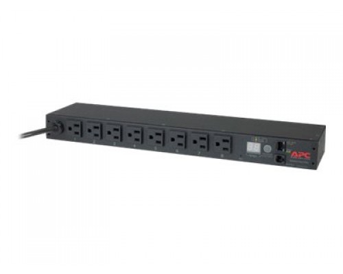 APC Rack PDU Metered 1U 15A 100 120V 8 5-15