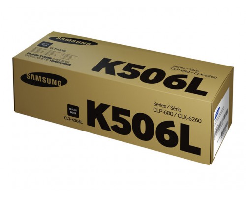 SAMSUNG CLT-K506L&sol;ELS High Yield Black Toner Cartridge