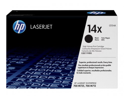 HP 14X originele toner cartridge zwart high capacity 17&period;500 paginas 1-pack