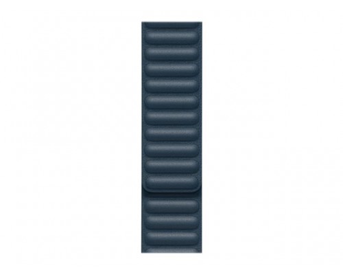 APPLE 44mm Baltic Blue Leather Link Large