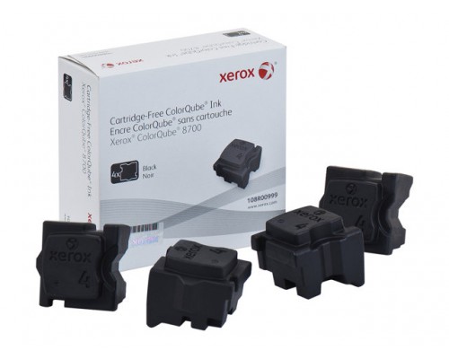XEROX ColorQube 8700&sol;8900 ColorQube zwart standard capacity 9&period;000 pagina s 1-pack 4 sticks
