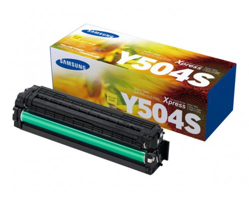 SAMSUNG CLT-Y504S&sol;ELS Yellow Toner Cartri