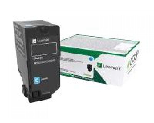 LEXMARK 15K Return Program Cyan Toner Cartridge CS&sol;CX827