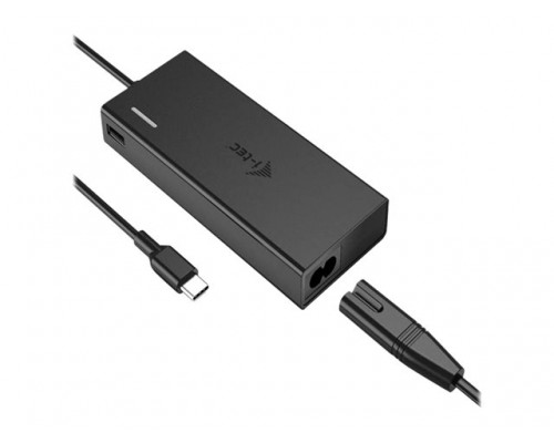 I-TEC USB-C Smart Charger 65W &plus; USB-A Port 12W for laptops tablets smartphones HP Apple Dell MacBook etc&period;