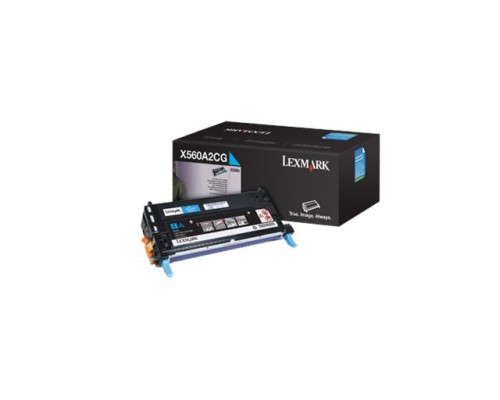 LEXMARK X560 tonercartridge cyaan standard capacity 4&period;000 pagina s 1-pack