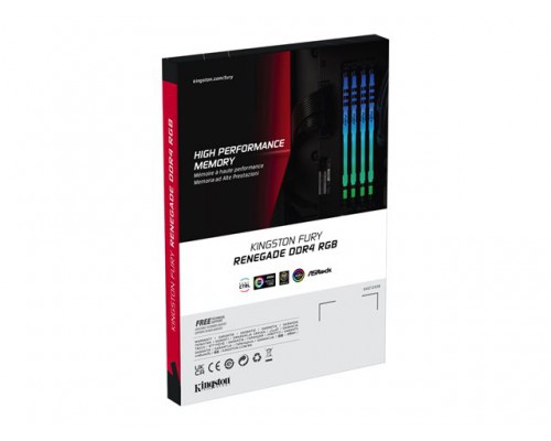 KINGSTON 8GB&nbsp;4000MHz DDR4 CL19&nbsp;DIMM&nbsp;FURY&nbsp;Renegade&nbsp;RGB