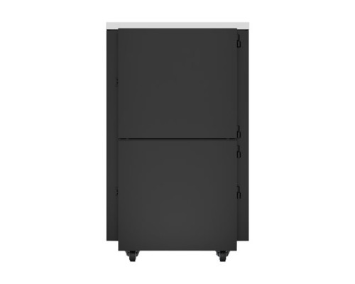 APC NetShelter CX 24U Secure Soundproof Server Room in a Box Enclosure Shock Packaging White