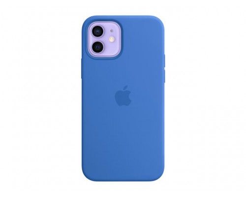 APPLE iPhone 12&sol;12 Pro Silicone Case with MagSafe - Capri Blue