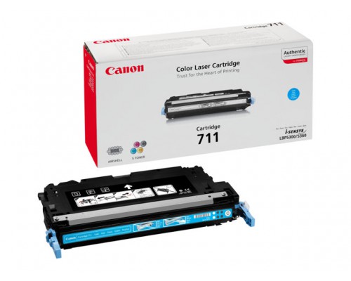 CANON 711 tonercartridge cyaan standard capacity 6.000 pagina s 1-pack