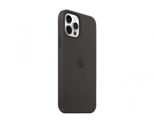 APPLE iPhone 12&sol;12 Pro Silicone Case with MagSafe - Black