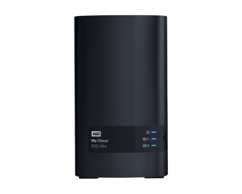 WD My Cloud EX2 Ultra NAS 28TB personal cloud stor. incl WD RED Drives 2-bay Dual Gigabit Ethernet 1,3GHz CPU DNLA RAID1 NAS RTL