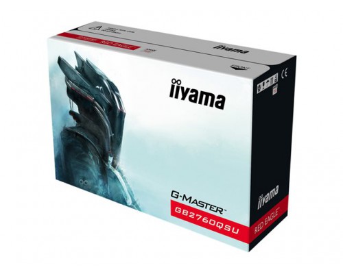 IIYAMA 27i WIDE LCD G-Master Red Eagle 2560x1440 WQHD TN LED Bl USB-Hub&lpar;2xOut&rpar; Pivot Height Adjust&period; DP&lpar;144Hz&rpar;&sol;HDMI&lpar;144Hz&rpar;&sol;DVI-D 1ms