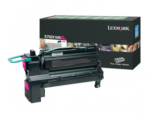 LEXMARK X792 toner magenta extra high yield 20&period;000 pagina s 1-pack return program