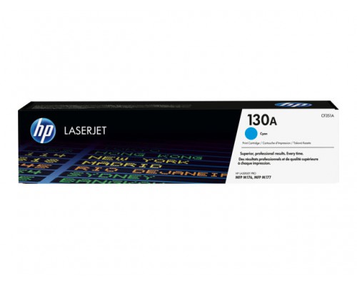 HP 130A originele toner cartridge cyaan standard capacity 1&period;000 paginas 1-pack