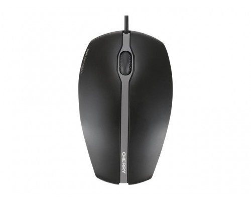 CHERRY GENTIX Silent Corded Mouse USB 1000 dpi BLACK