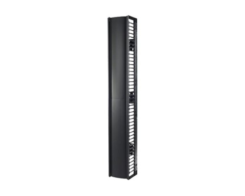 APC Valueline Vertical Cable Manager for 2 and 4 Post Racks 84inch X 12inch Single-Sided with Door
