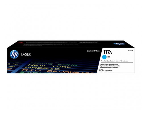 HP 117A Cyan Original Laser Toner Cartridge