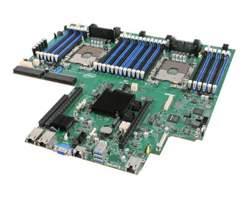 INTEL Server Barebone R1208WFQYSR S2600WFQR 1x 1100W PSU 1x F1UL16RISER3 1x F1U8X25S3PHS 8x FXX35HSCAR3