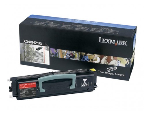 LEXMARK X342n tonercartridge zwart high yield 6&period;000 pagina s 1-pack