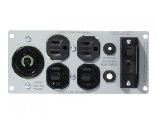 APC Backplate kit w2 5-15R 2 5-20R and 1 L5-30R for SUA2200RM2U and SUA3000RM2U