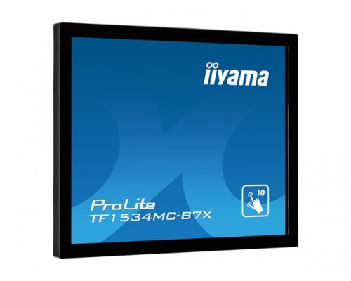 IIYAMA TF1534MC-B7X 15inch LCD PCAP Bezel Free 10-Points Touch Screen 1024x768 TN panel LED Bl&period; Flat Bezelfree Glass Front