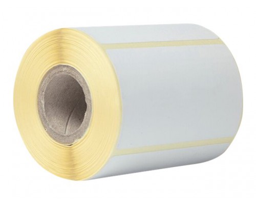 BROTHER Direct thermal label roll 76X44mm 400 labels/roll 8 rolls/carton