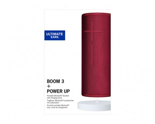 LOGITECH Ultimate Ears BOOM 3 Wireless Bluetooth Speaker - SUNSET RED - EMEA