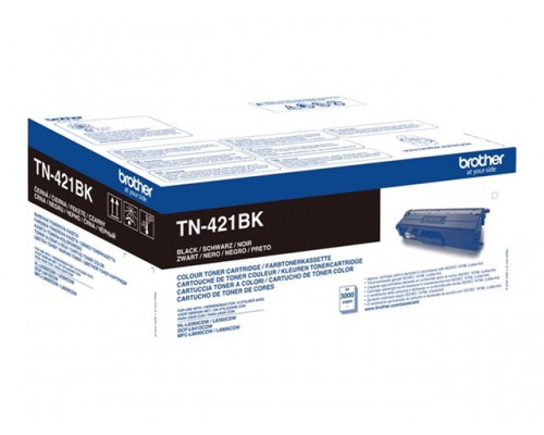 BROTHER TN421BK Toner Cartridge Zwart voor Brother HL-L8260CDW&comma; L8360CDW