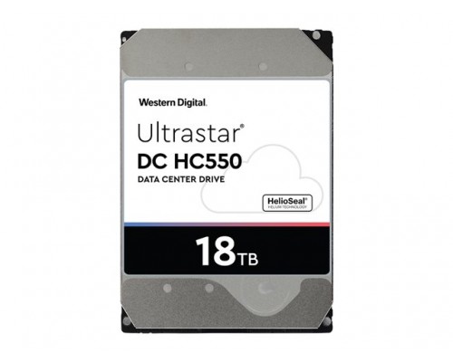 WESTERN DIGITAL Ultrastar DC HC550 18TB HDD SATA Ultra 512MB 7200RPM 512E SE NP3 DC HC550 3&period;5inch Bulk - WUH721818ALE6L4