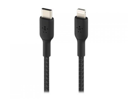 BELKIN Braided C-LTG 1M BLK