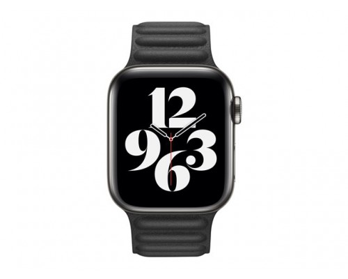 APPLE 40mm Black Leather Link L