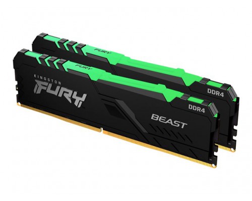 KINGSTON 64GB 3600MHz DDR4 CL18 DIMM Kit of 2 FURY Beast RGB