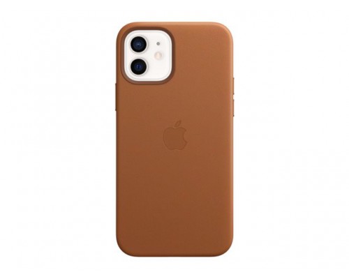 APPLE iPhone 12&sol;12 Pro Leather Case with MagSafe - Saddle Brown