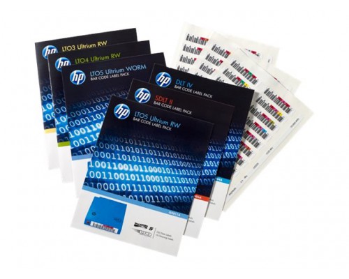 HPE LTO-7 Ultrium RW Bar Code Label Pack