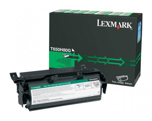 LEXMARK T65X tonercartridge zwart high yield 25&period;000 pagina s
