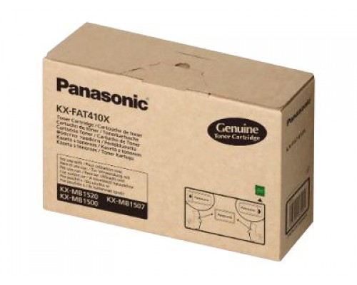 PANASONIC KX-FAT410X tonercartridge zwart standard capacity 2&period;500 pagina s 1-pack voor MB1500