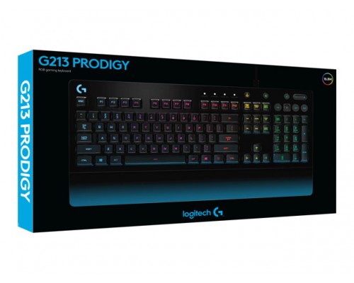 LOGITECH G213 Prodigy Gaming Keyboard - USB &lpar;US&rpar;